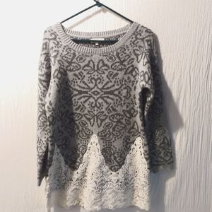 Entro gray sweater dress, size S.